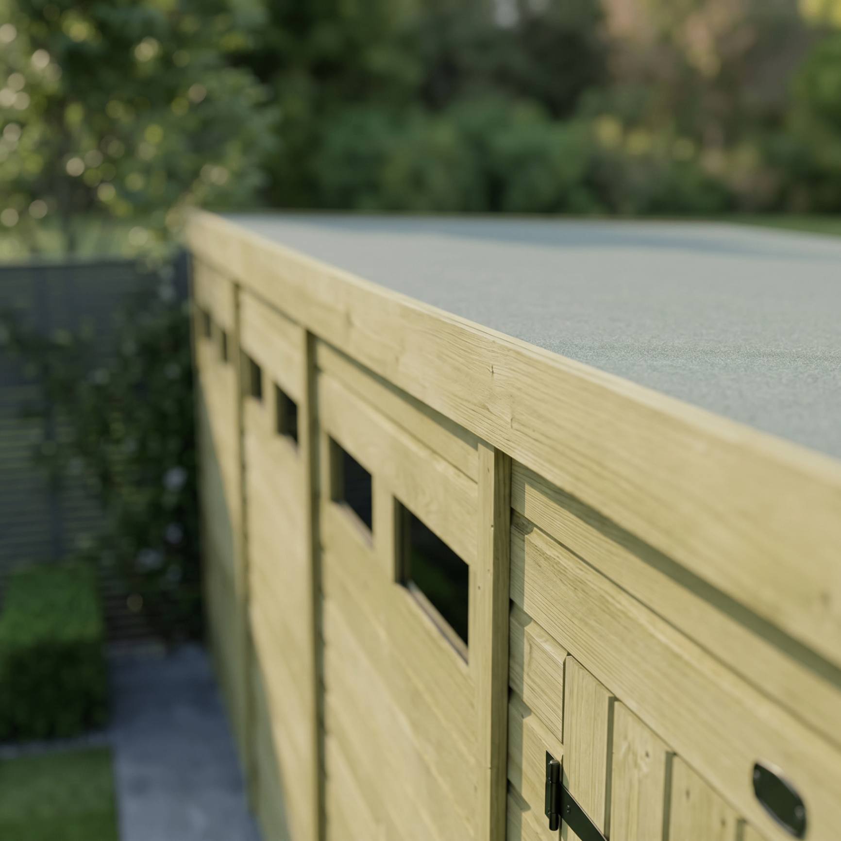 15 x 6  Security Pent Shed