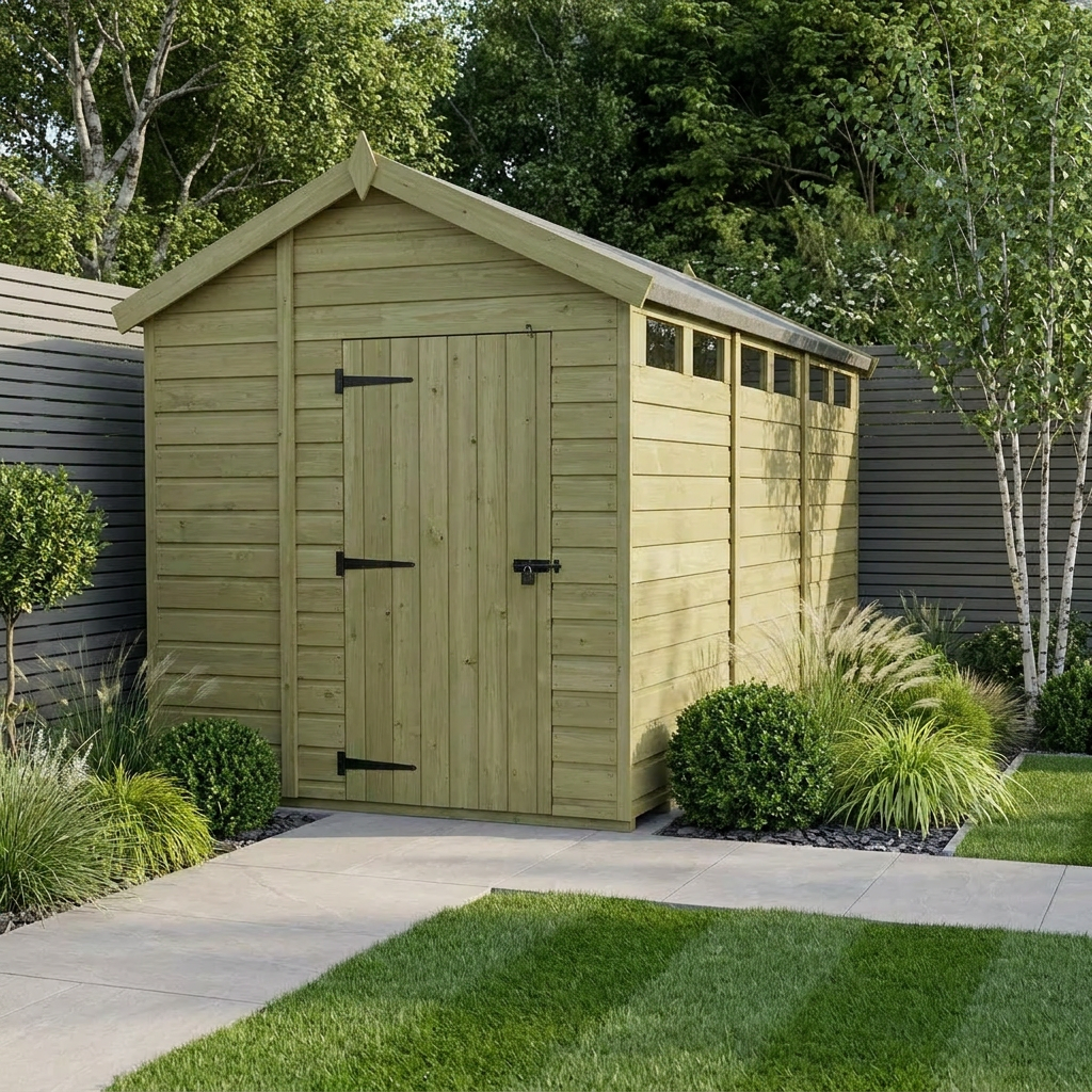 6 x 19 Apex Security Shed