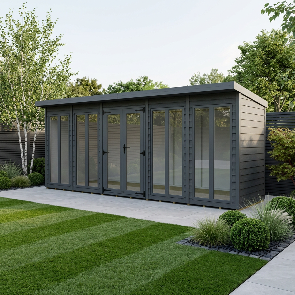 20 x 4 garden shed