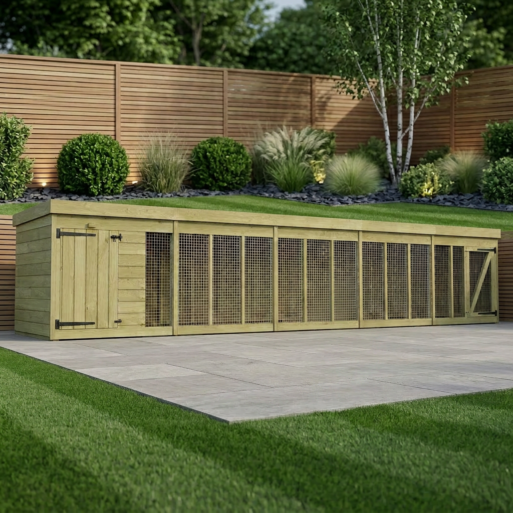 20 x 6 Dog Kennel And Run