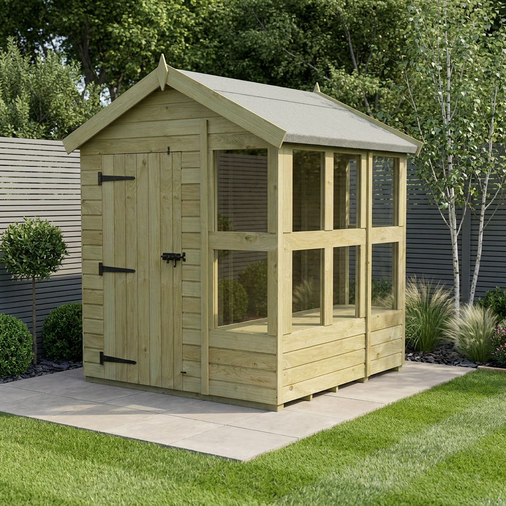 6 x 6 Apex Potting Shed