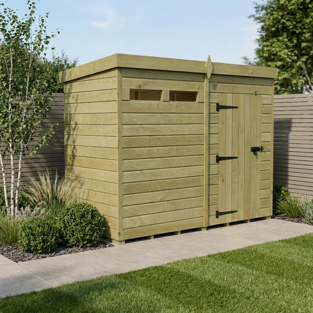 8 x 4 Security Pent Shed