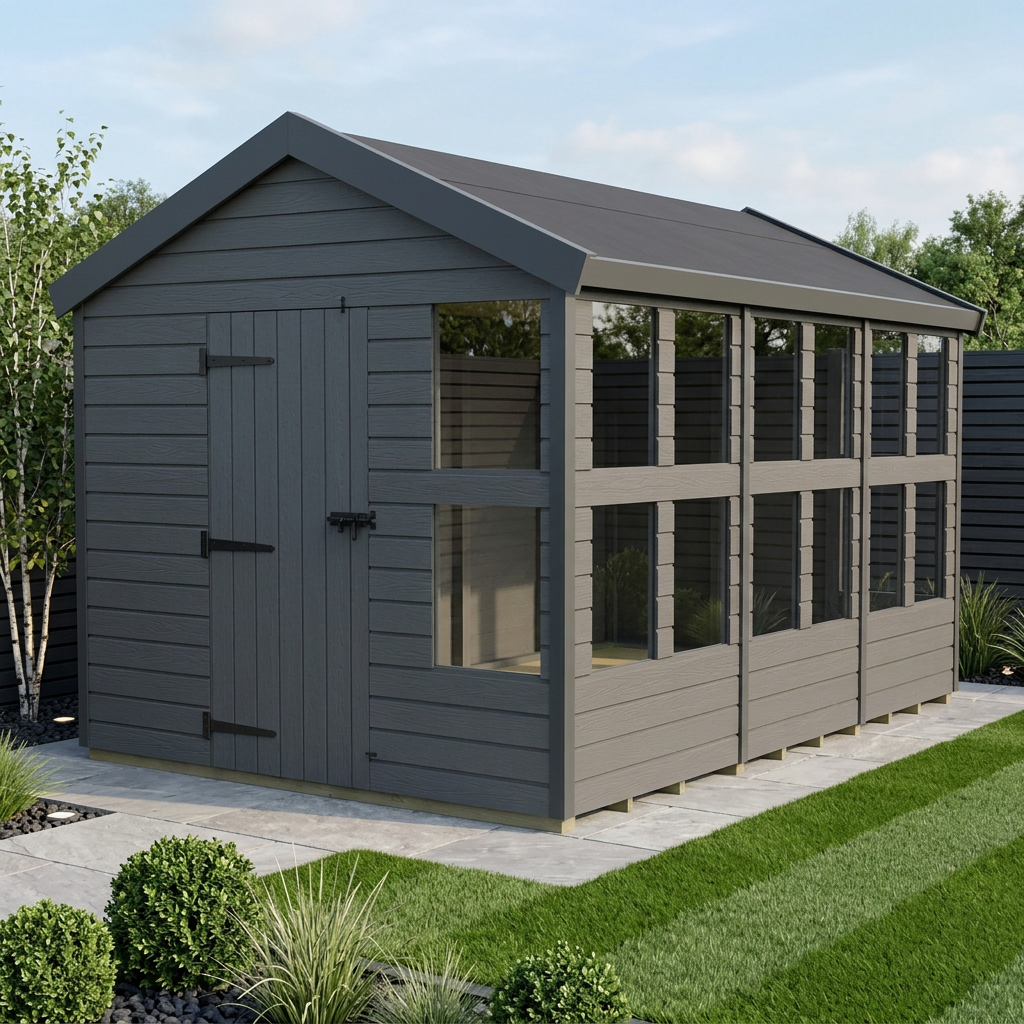 14x6 Composite Apex Potting Shed