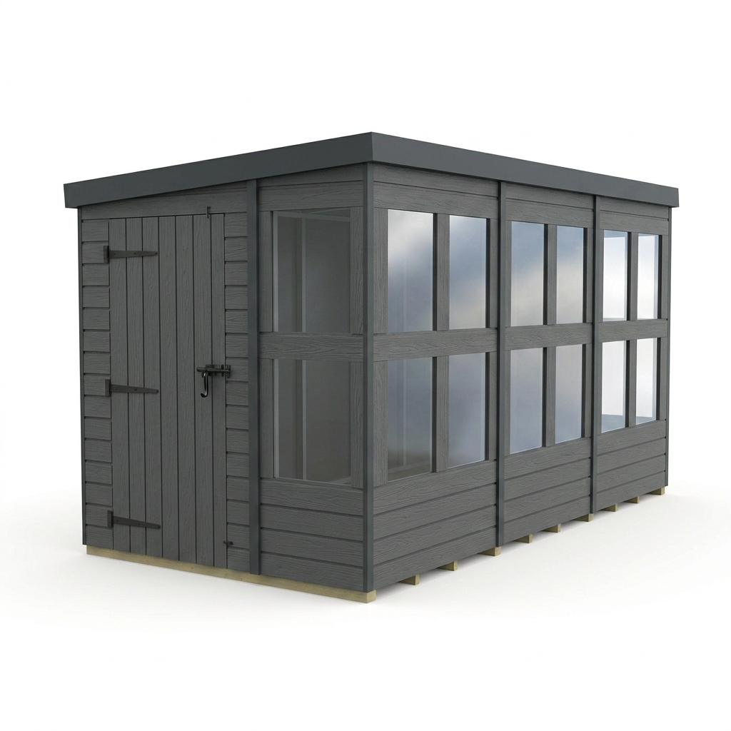 12x6 Composite Pent Potting Shed