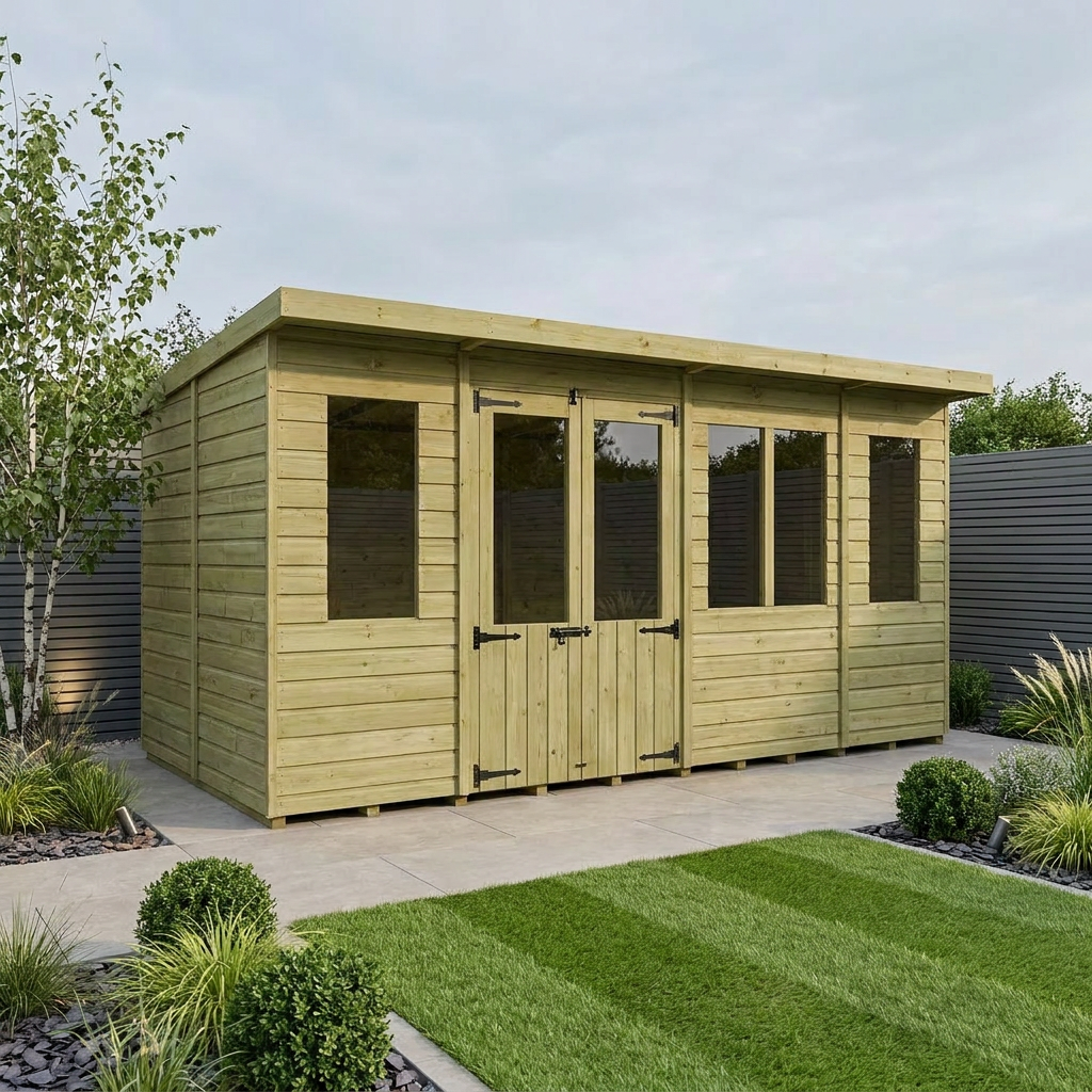 18 x 8 Pent Summer House