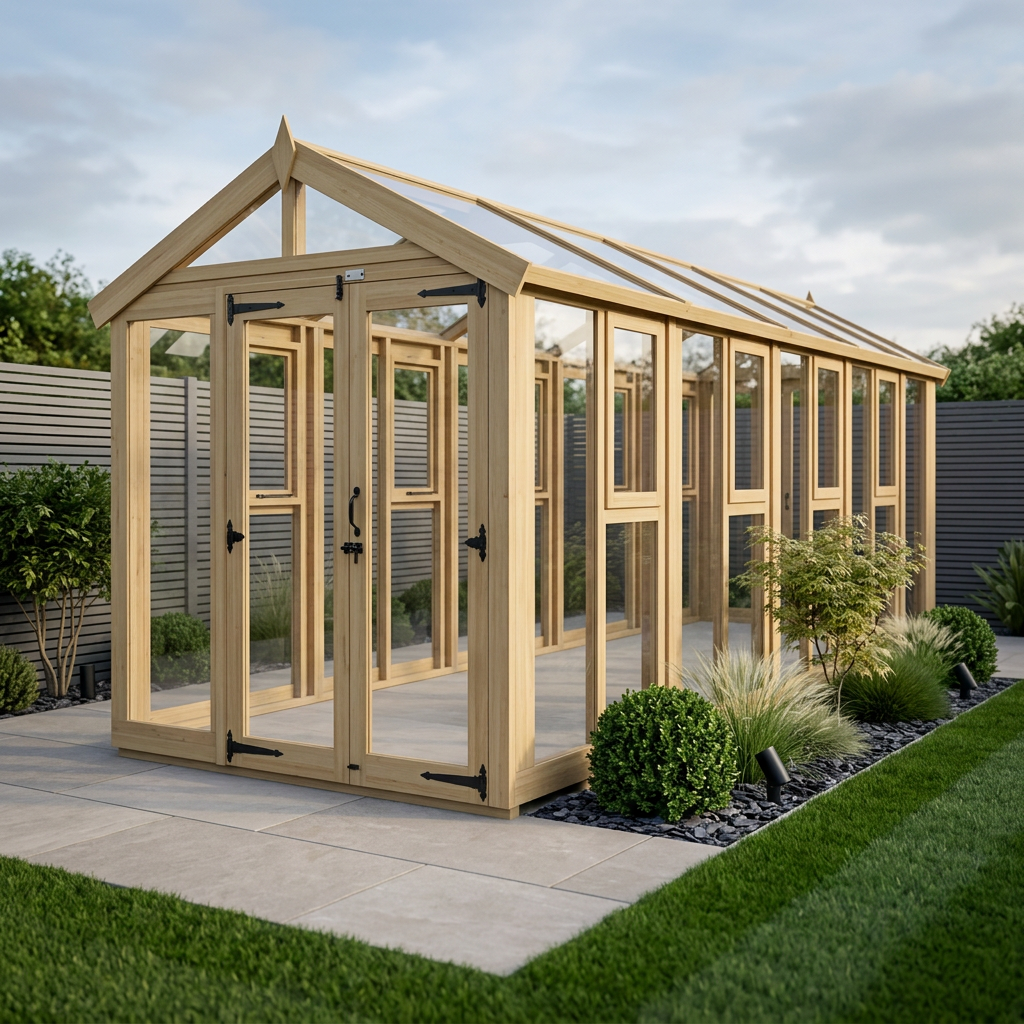 6x20 Glass Greenhouse