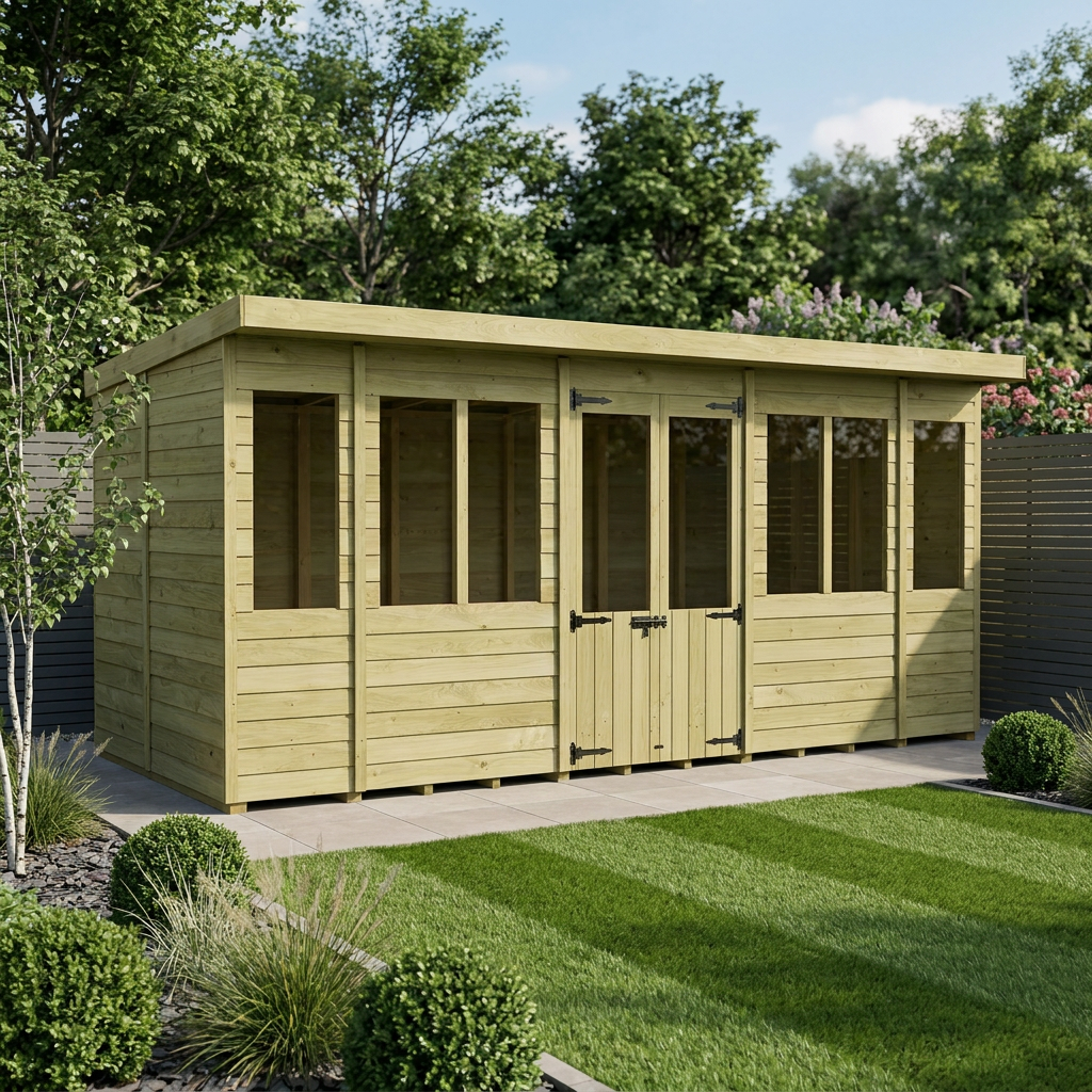 16 x 5 Pent Summer House