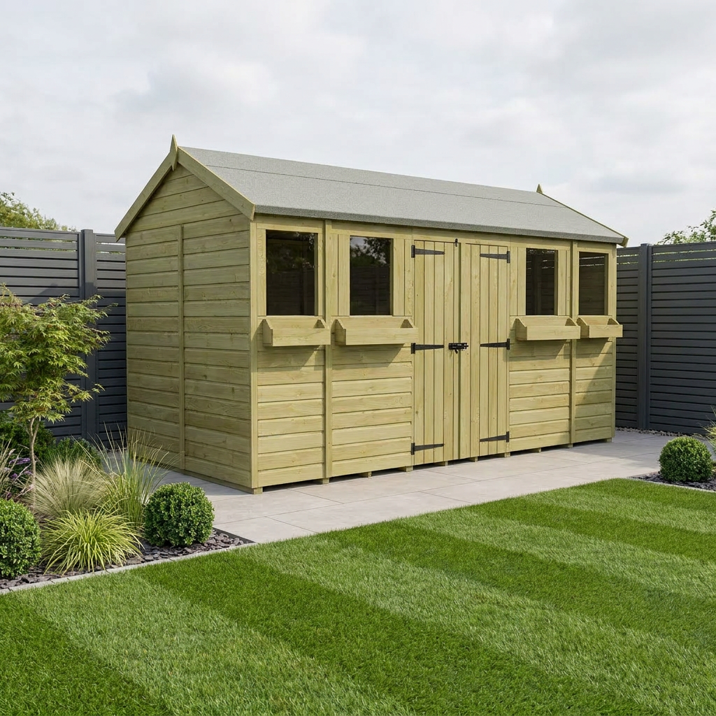 14 x 8 Apex Summer Shed