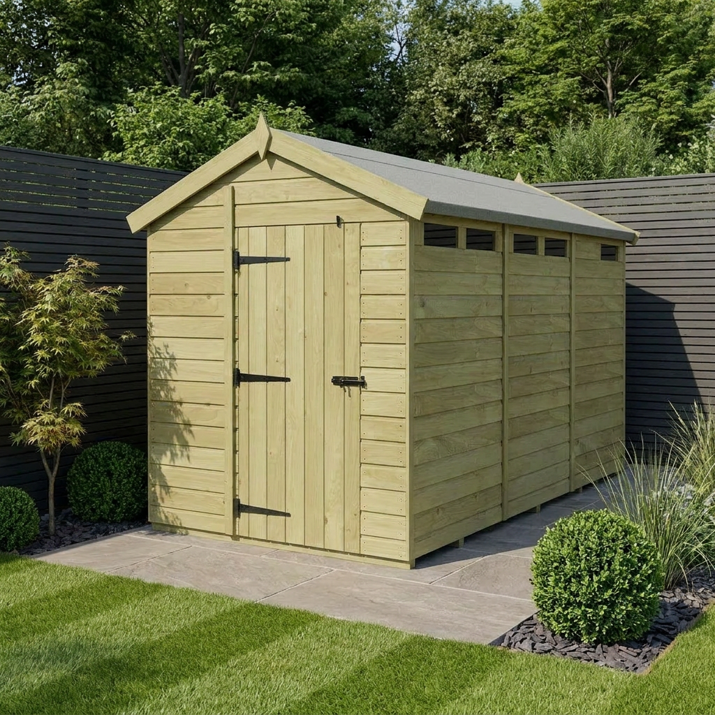 6 x 13 Apex Security Shed