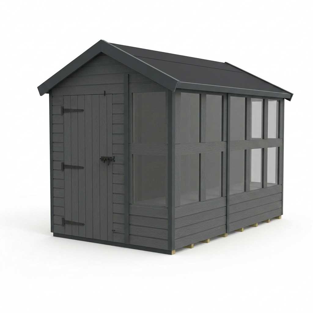 18x6 Composite Apex Potting Shed