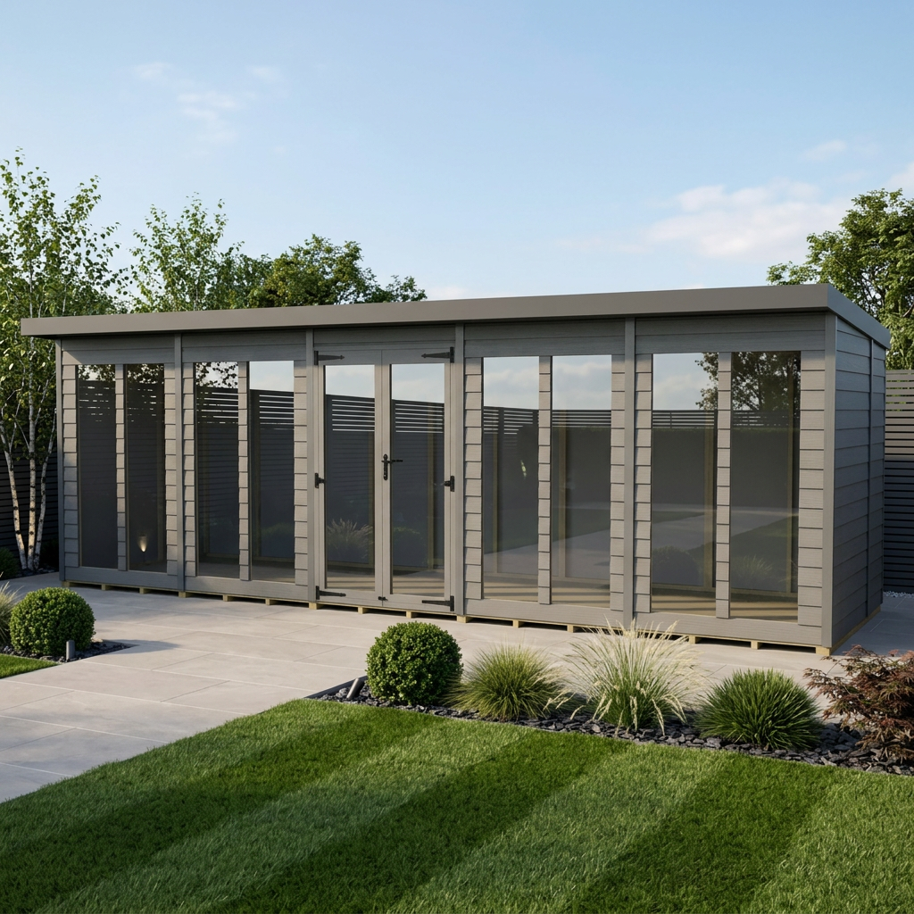 20 x 5 garden shed