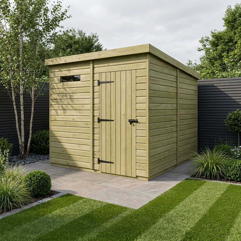 7 x 8 Security Pent Shed