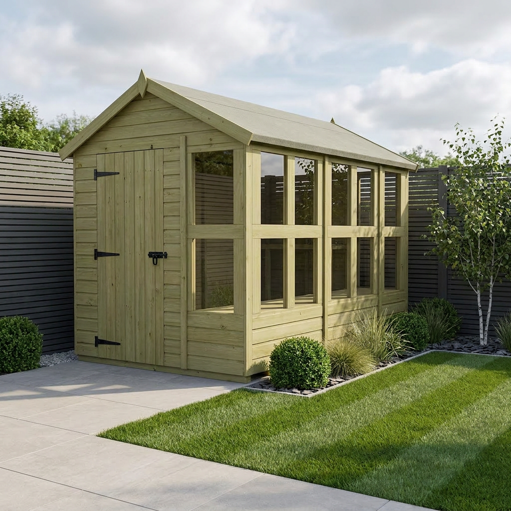 6 x 10 Apex Potting Shed