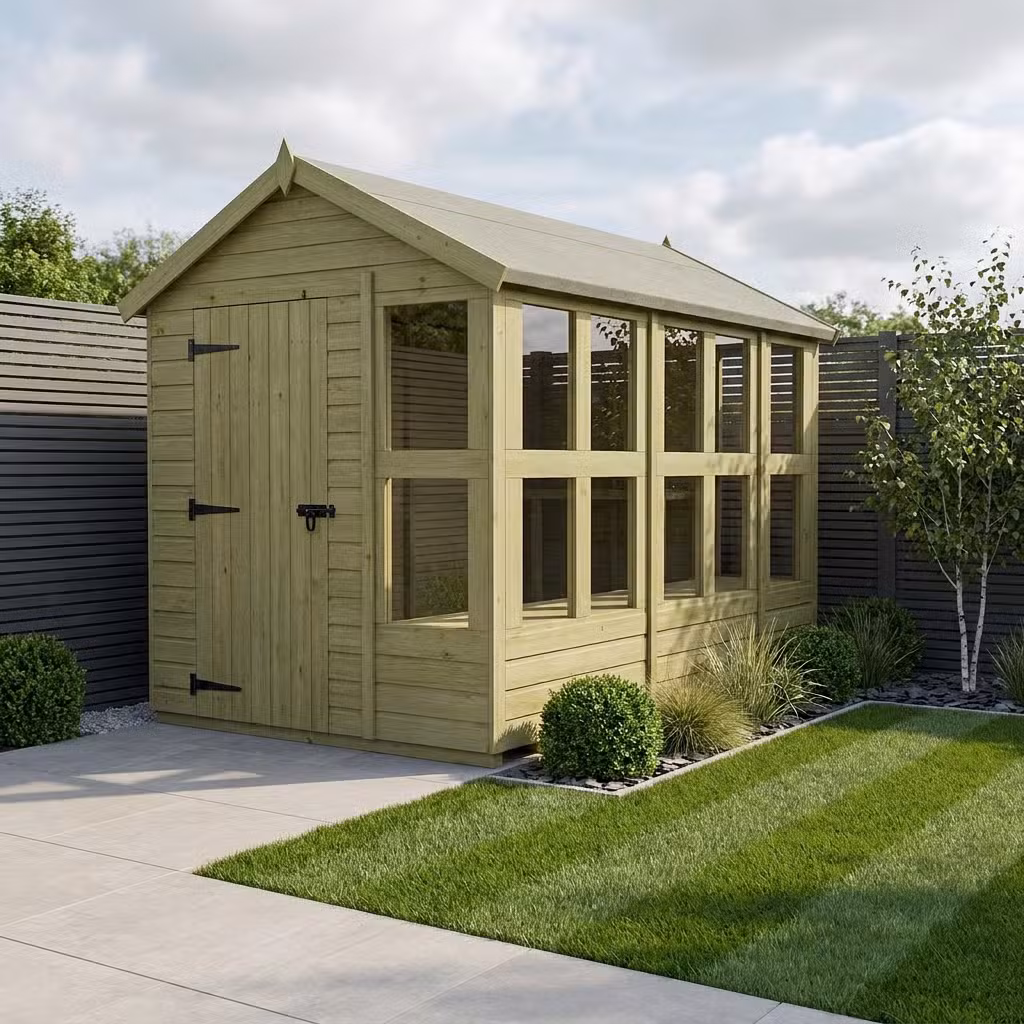 6 x 10 Apex Potting Shed