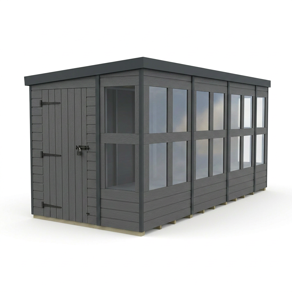 14x6 Composite Pent Potting Shed