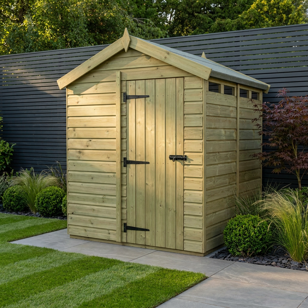 8 x 8 Apex Security Shed