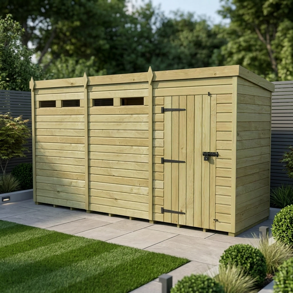 13 x 7 Security Pent Shed