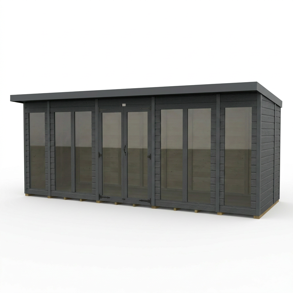 17x9 Composite Pent Full Height Summer House