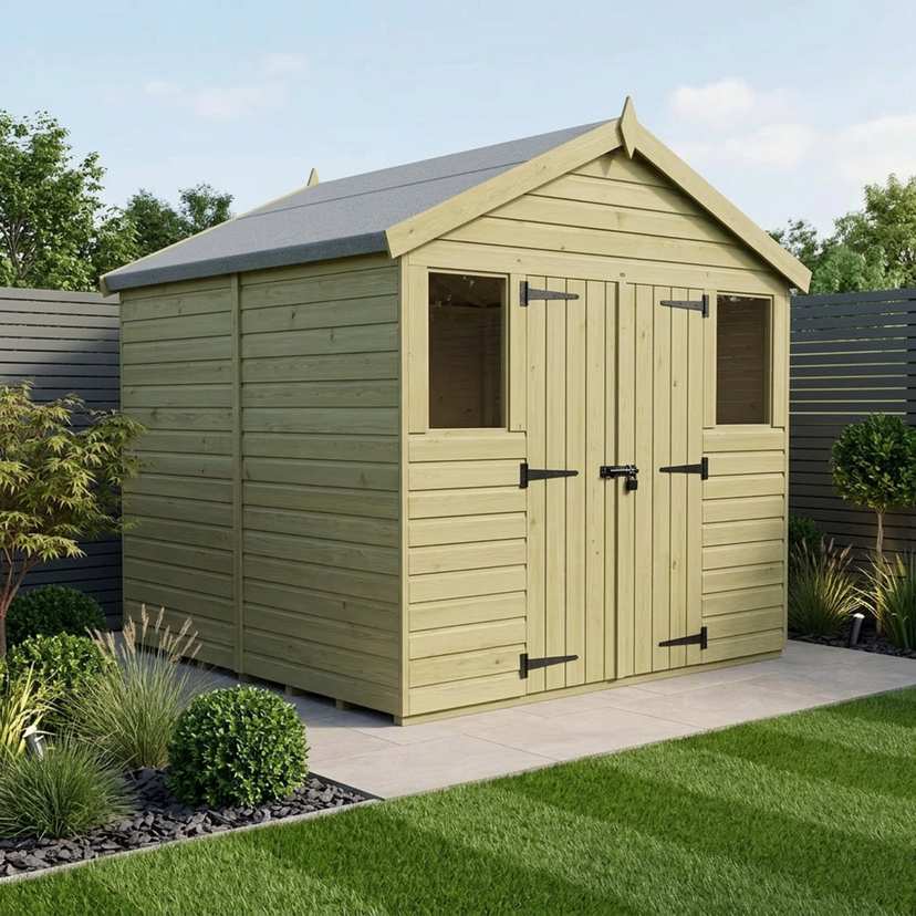 8 x 8 garden shed