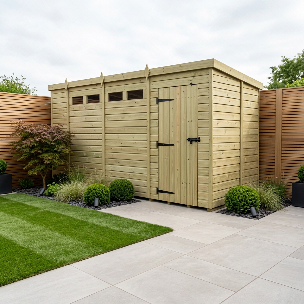 13 x 6 Security Pent Shed