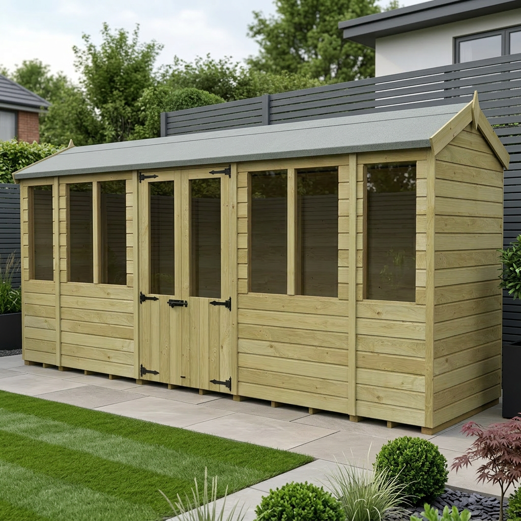 16 x 4 Apex Summer House