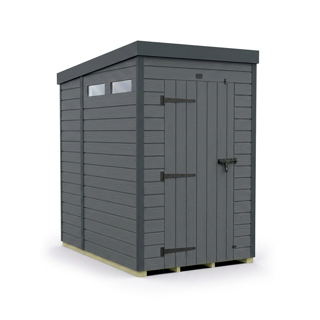 4x6 Composite Pent Security Shed