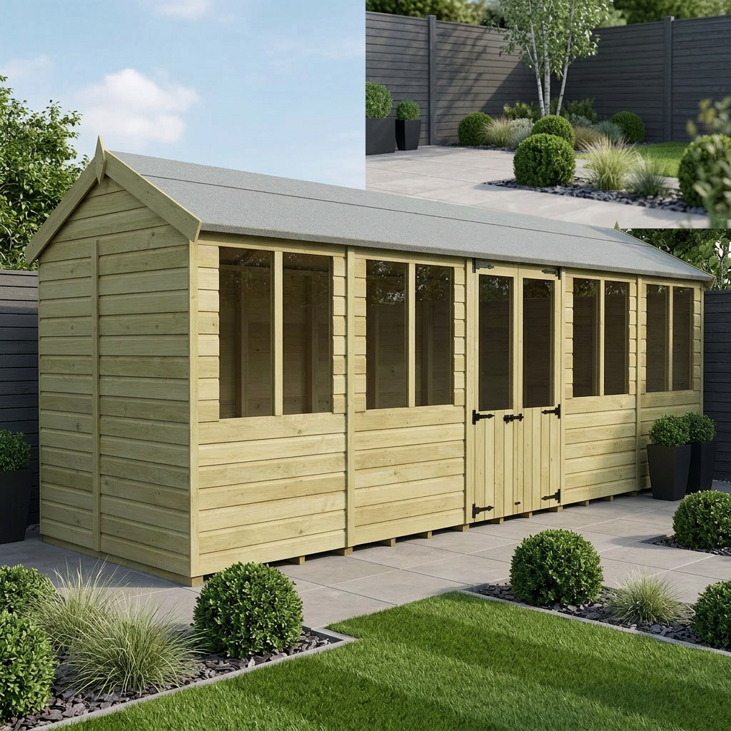 20 x 5 Apex Summer House