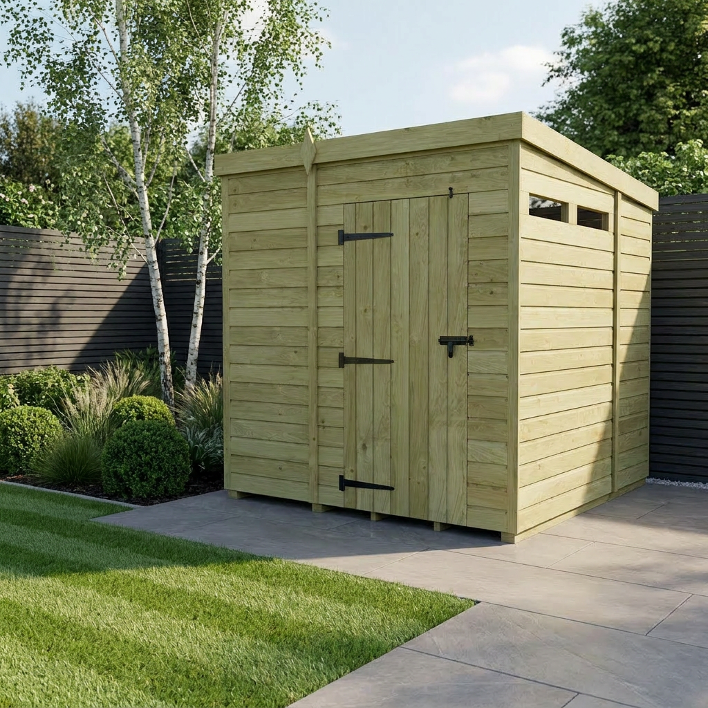 7 x 7 Security Pent Shed