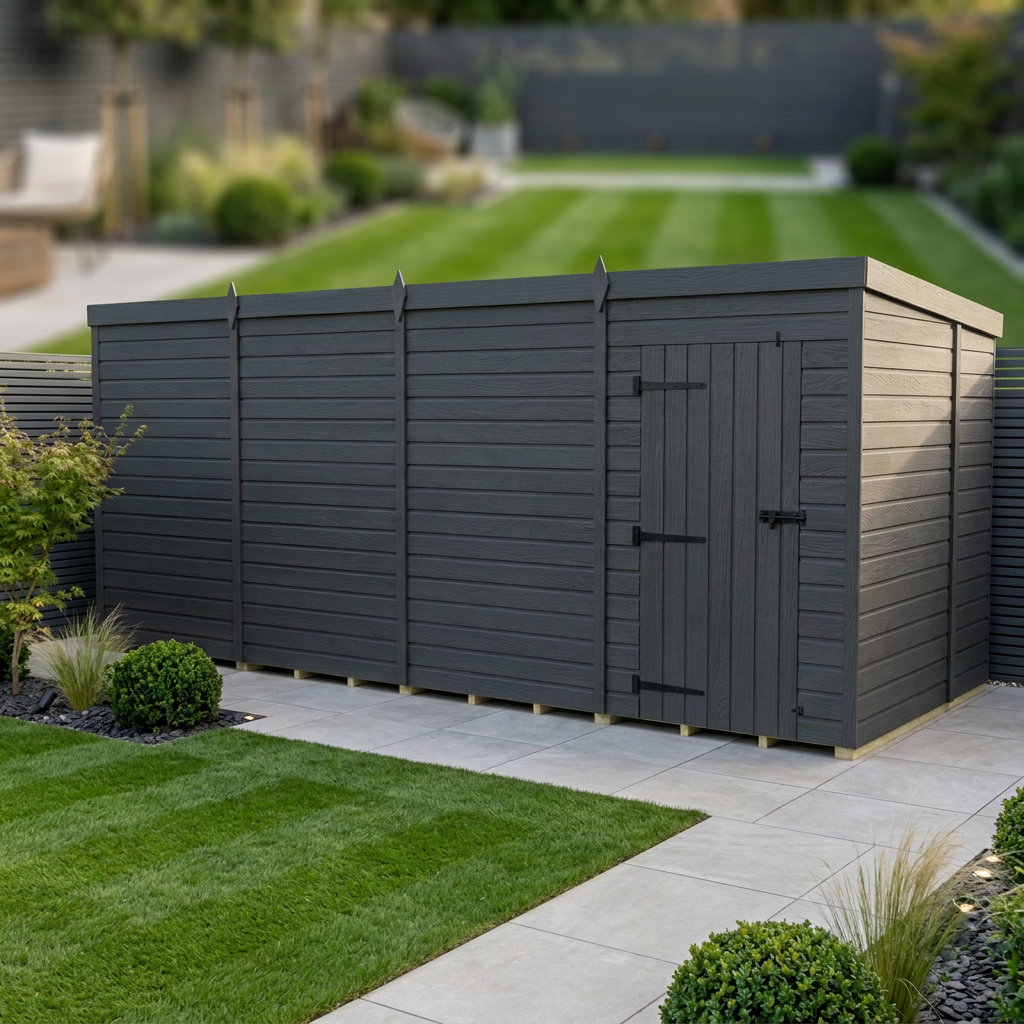 17 x 7 garden shed