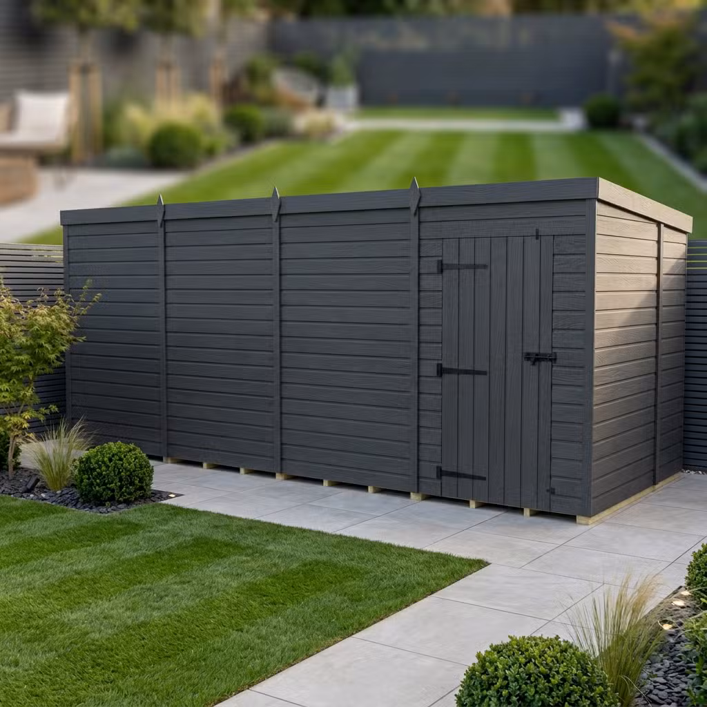 17 x 7 garden shed