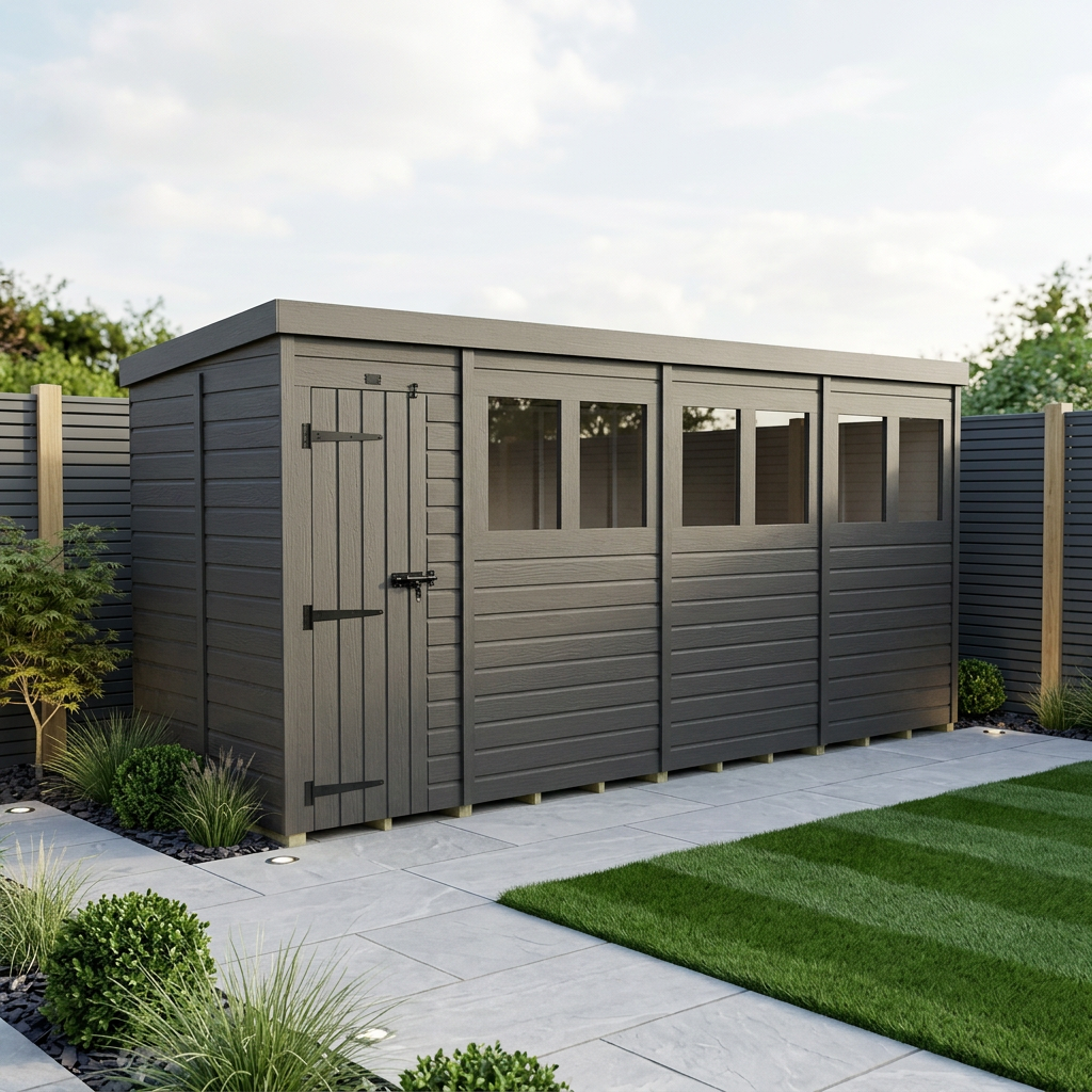 19 x 5 garden shed