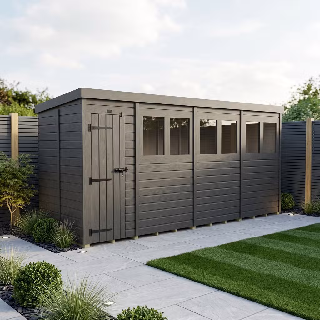 19 x 5 garden shed