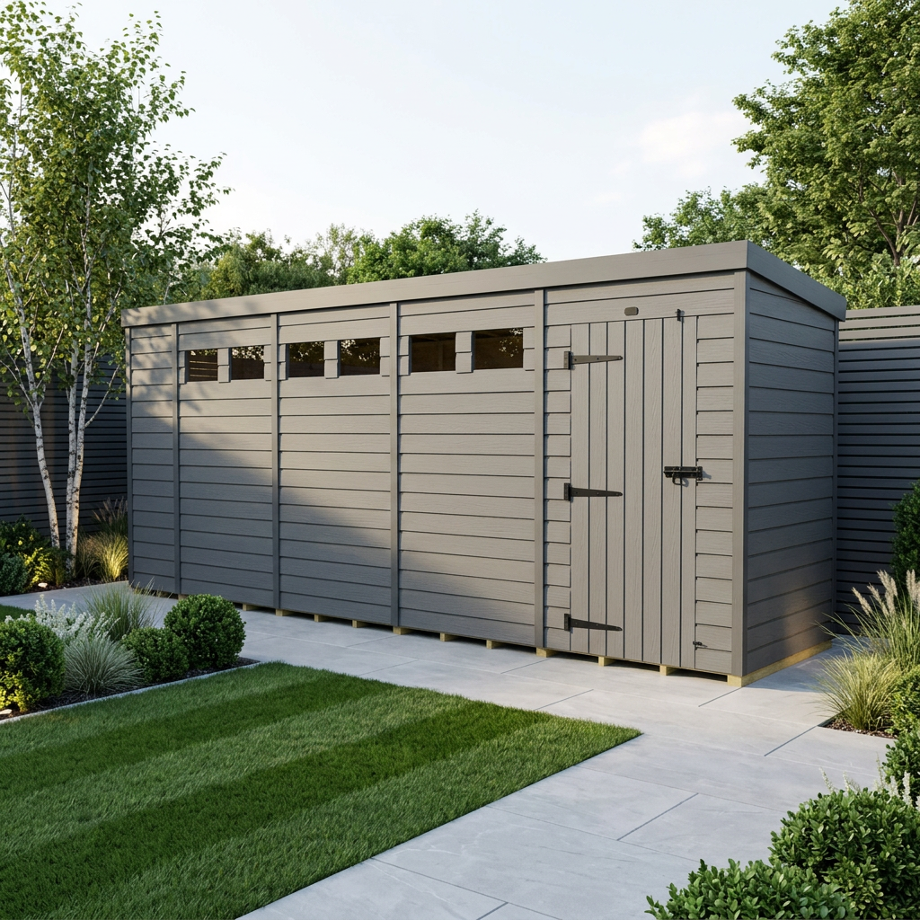 17 x 4 garden shed