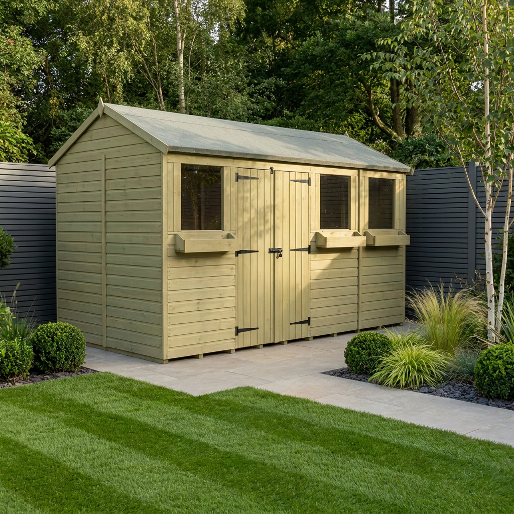 18 x 6 Apex Summer Shed