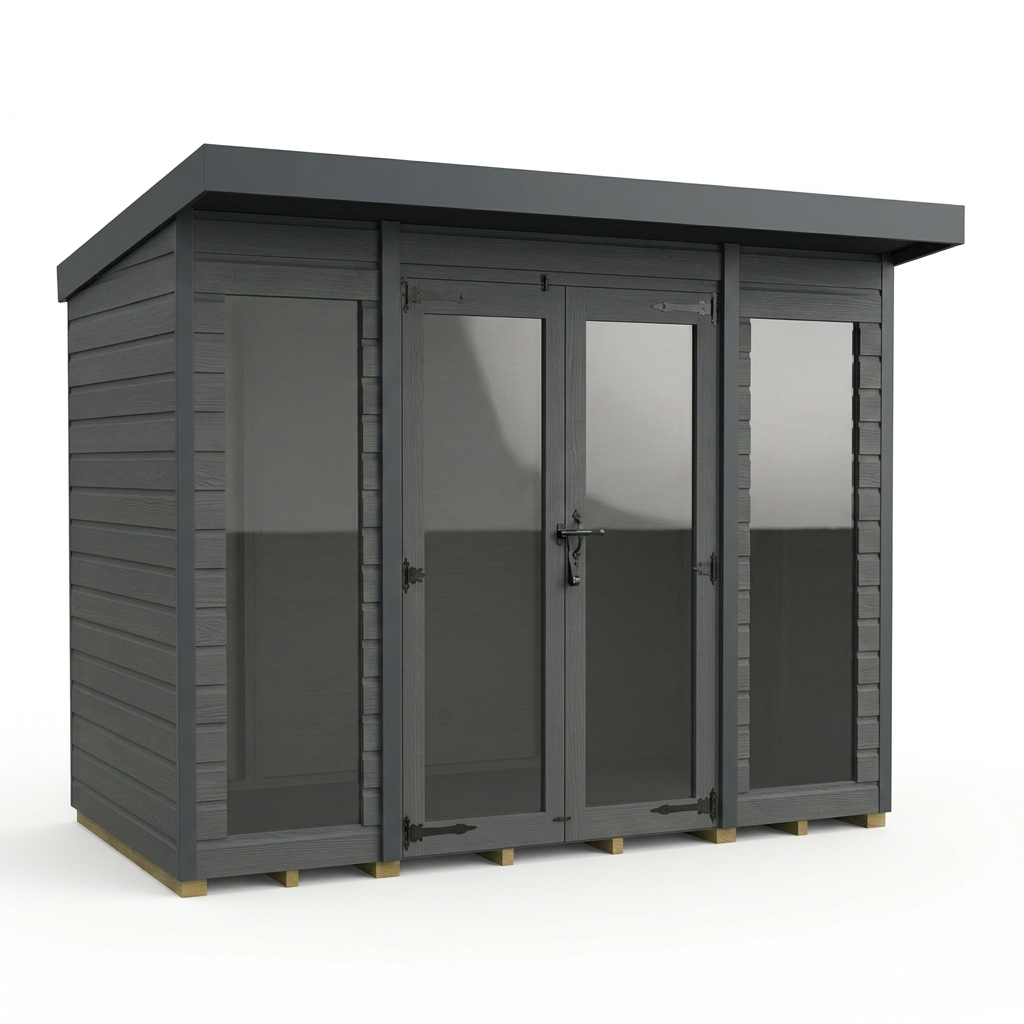 4x10 Composite Pent Full Height Summer House