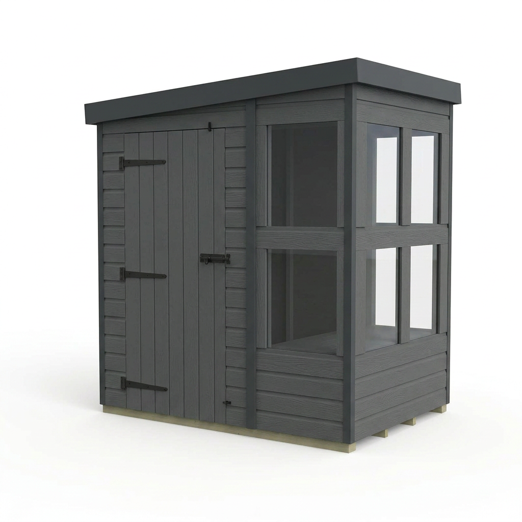 4x6 Composite Pent Potting Shed