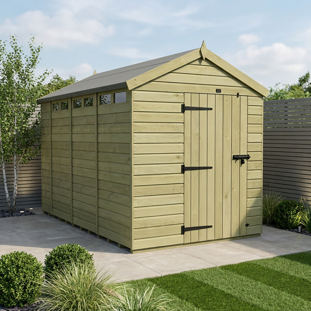 8 x 14 Apex Security Shed