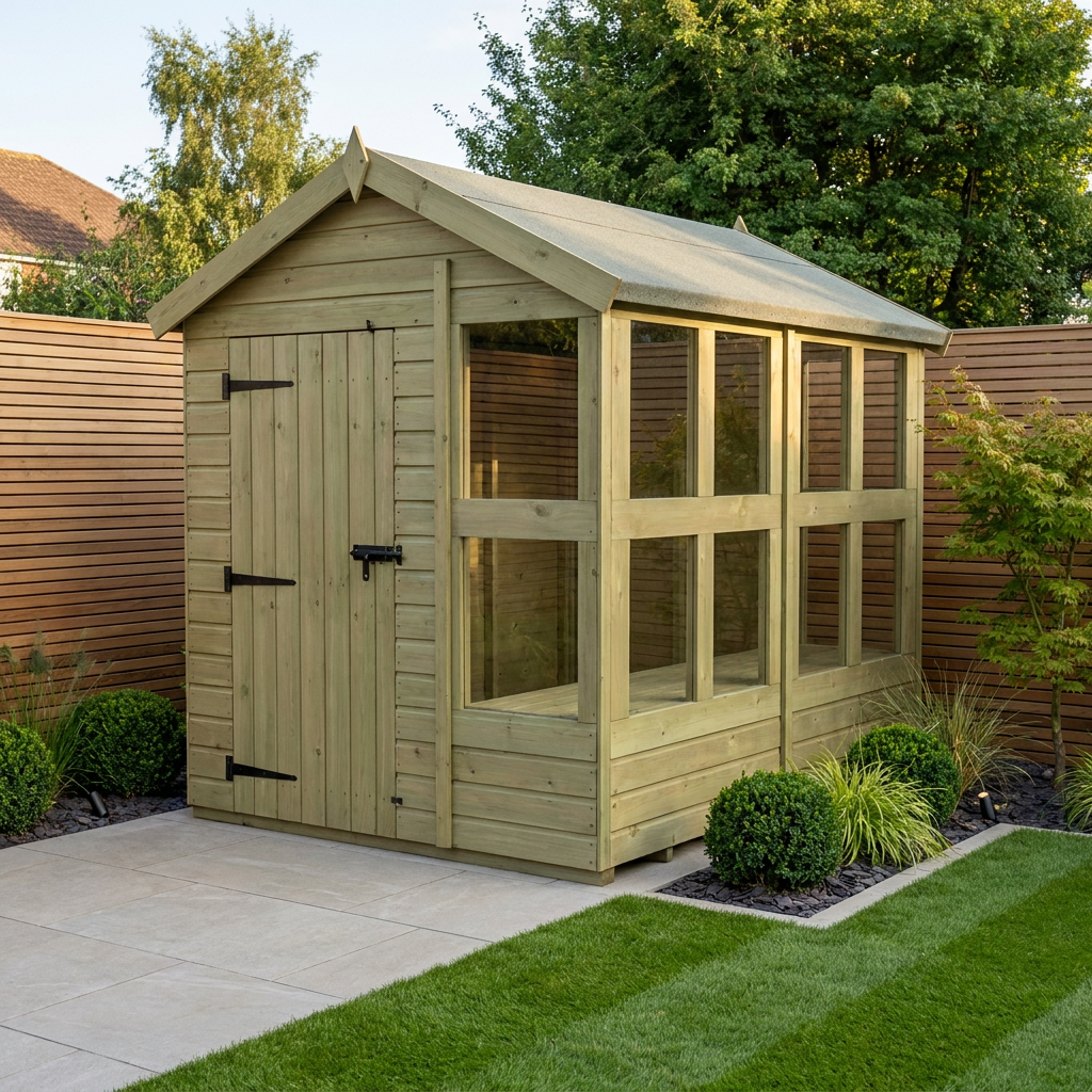 6 x 8 Apex Potting Shed