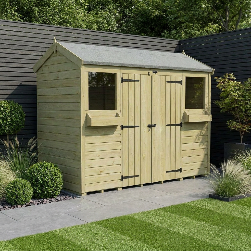 8 x 4 Apex Summer Shed