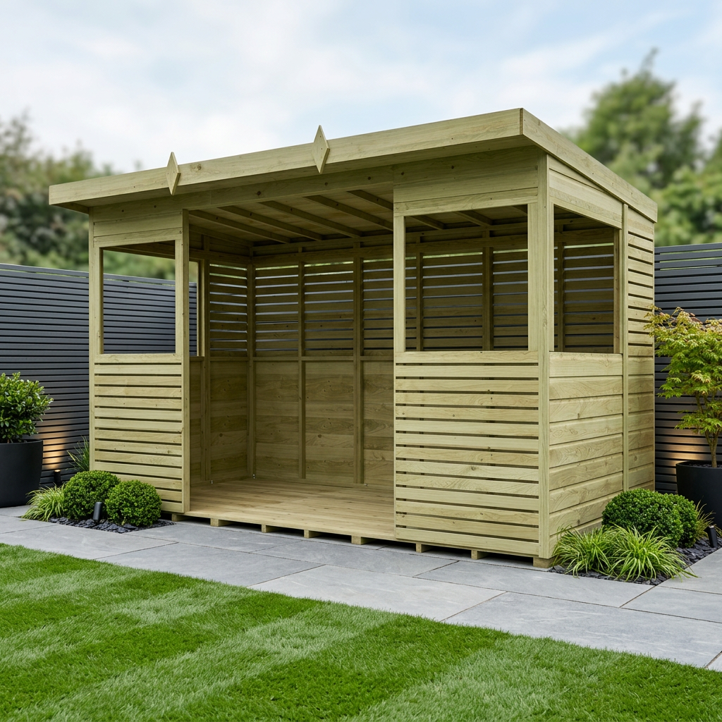 12 x 6 BBQ/Outdoor Kitchen Shelter