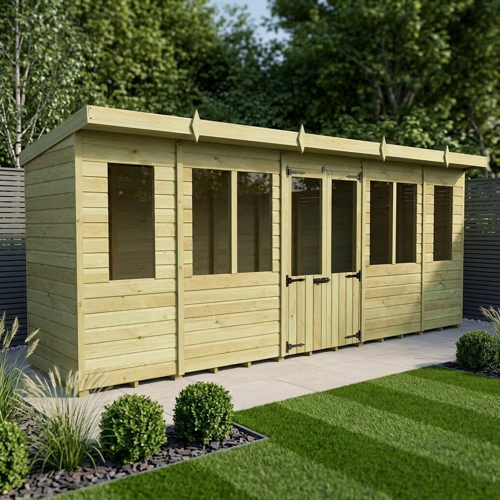 18 x 4 Pent Summer House