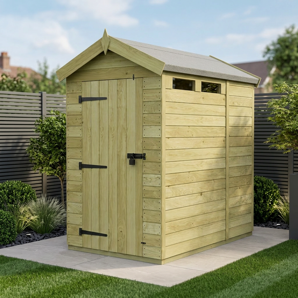 6 x 4 Apex Security Shed