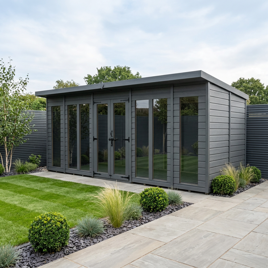 18 x 7 garden shed