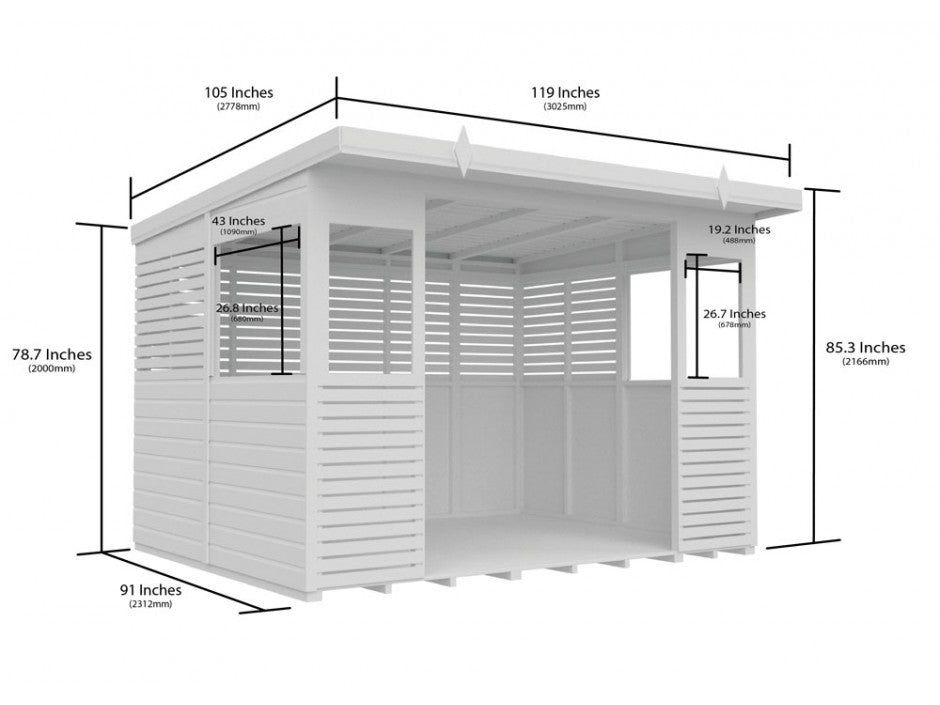 10 x 8 BBQ/Outdoor Kitchen Shelter