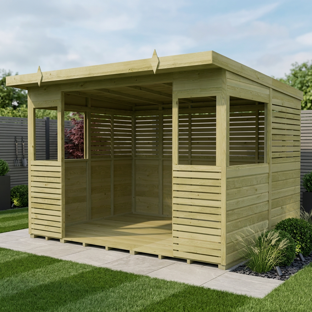 10 x 8 BBQ/Outdoor Kitchen Shelter