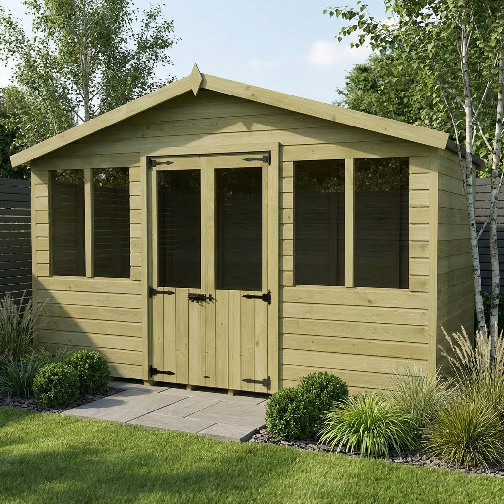 12 x 4 Apex Summer House