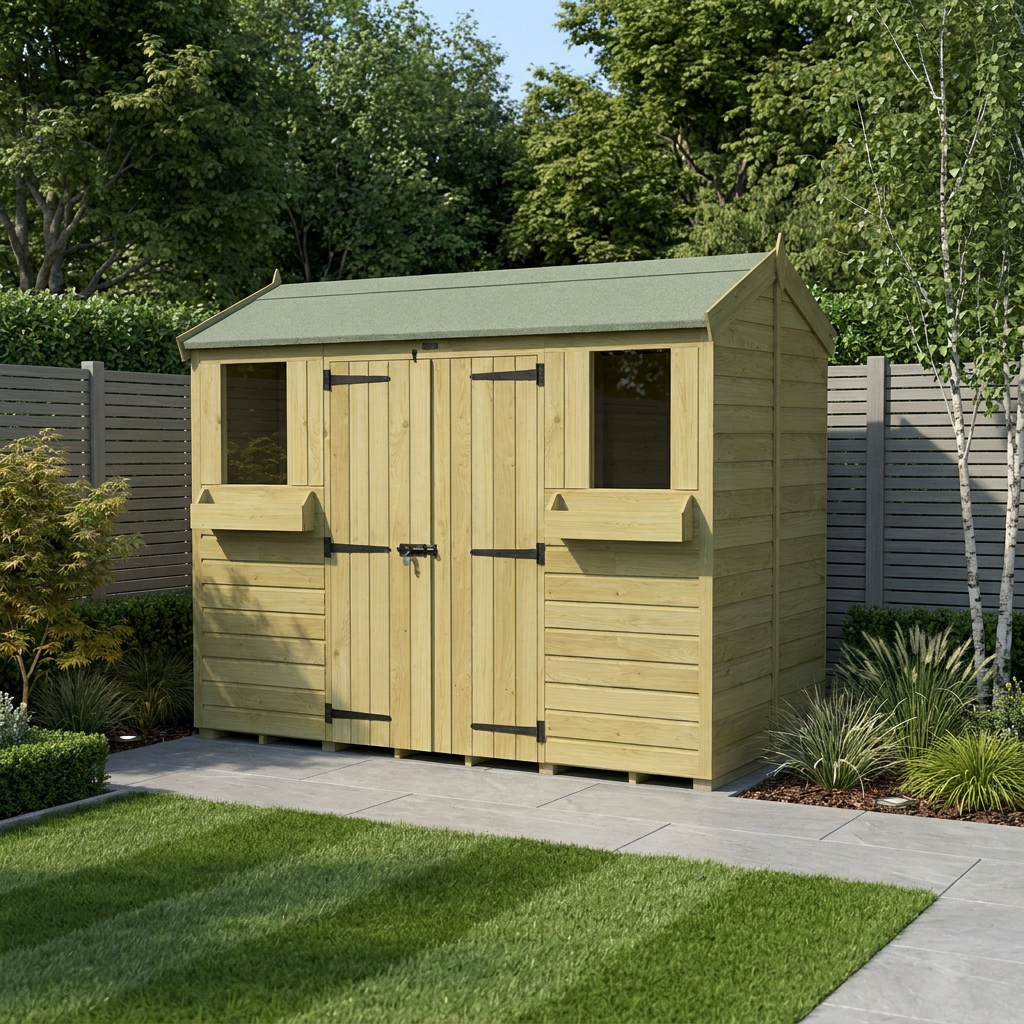 14 x 4 Apex Summer Shed