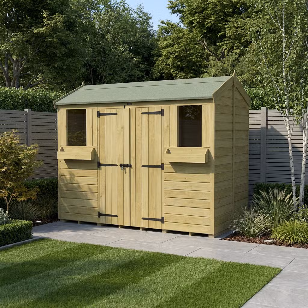 14 x 4 Apex Summer Shed