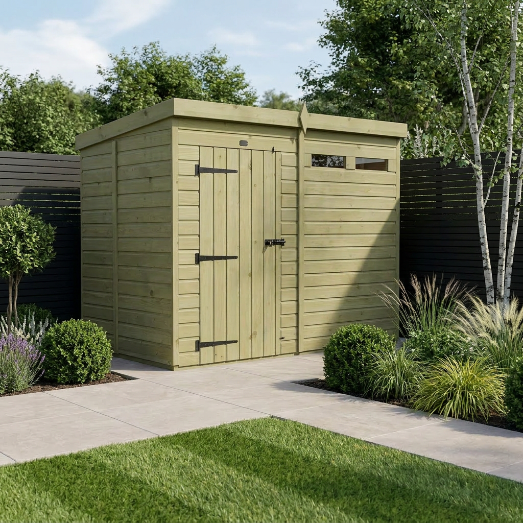 8 x 5 Security Pent Shed