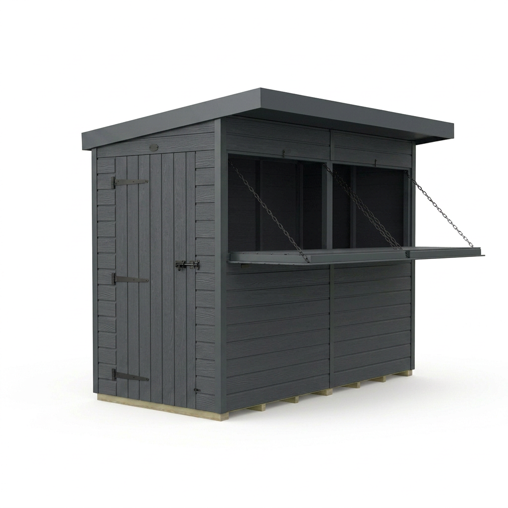 8x4 Composite Outdoor Garden Bar